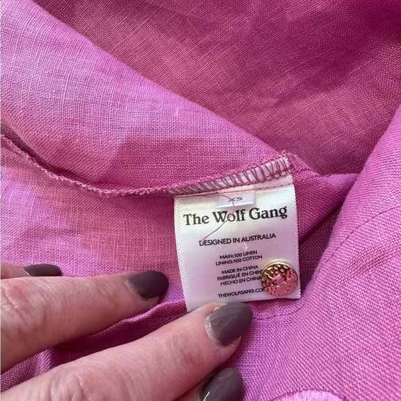 The Wolf Gang - NWT La Joya Cut-Out Linen Maxi Dress Sz XS - Picture 14 of 14